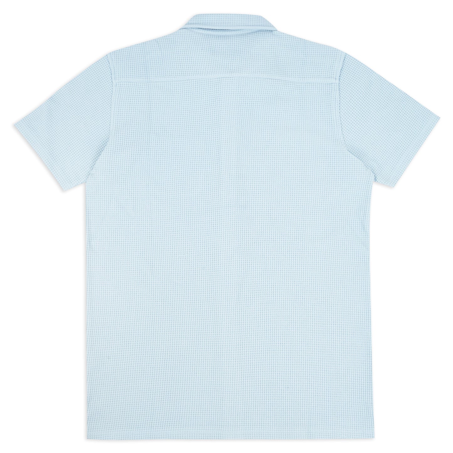 Oliver Spencer Morval Riviera Short Sleeve Jersey Shirt - Sky Blue