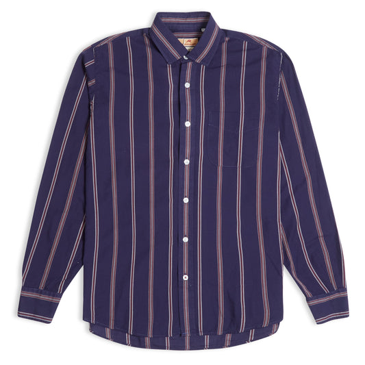 Burrows & Hare Stripe Shirt - Navy