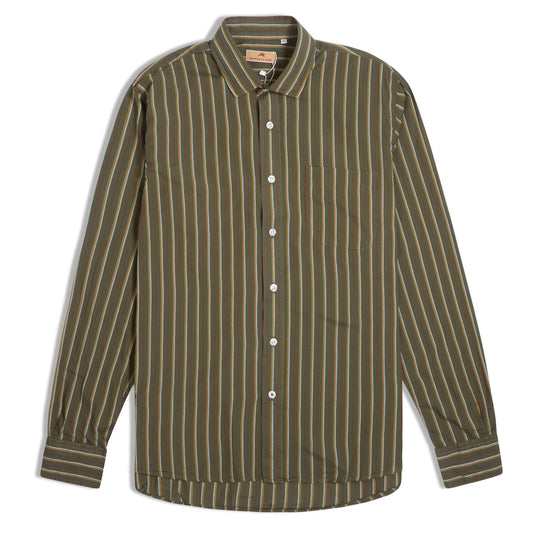 Burrows & Hare Stripe Shirt - Green