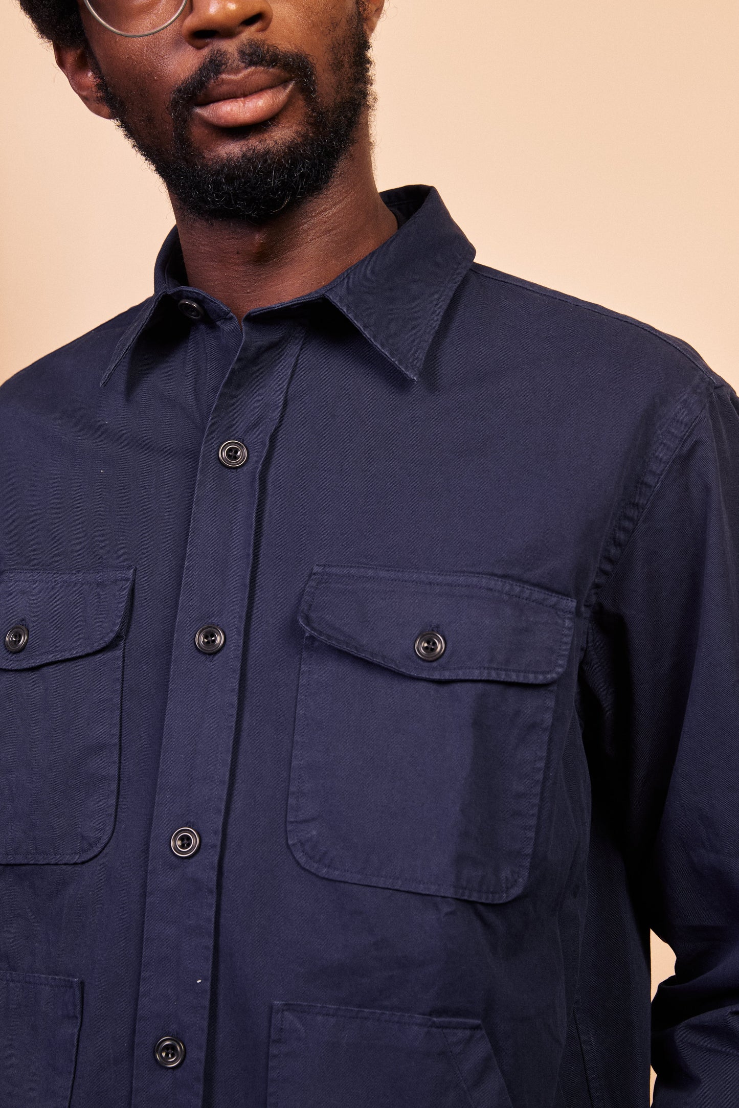 Peg Pat Jacket - Deep Blue