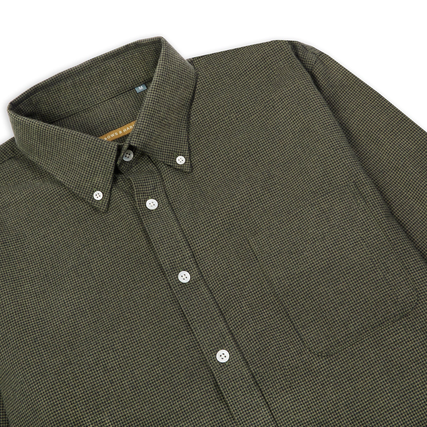 Craft Houndstooth Button-down Shirt - Green