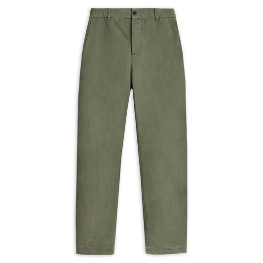 Alvise Gabardine Trouser - Green