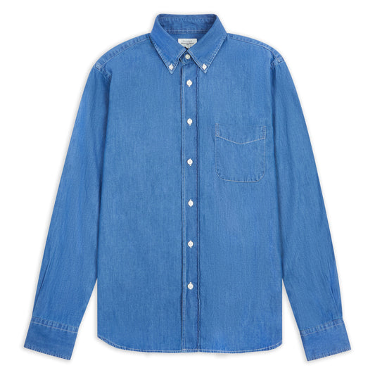 Pitt Cotton Shirt - Indigo