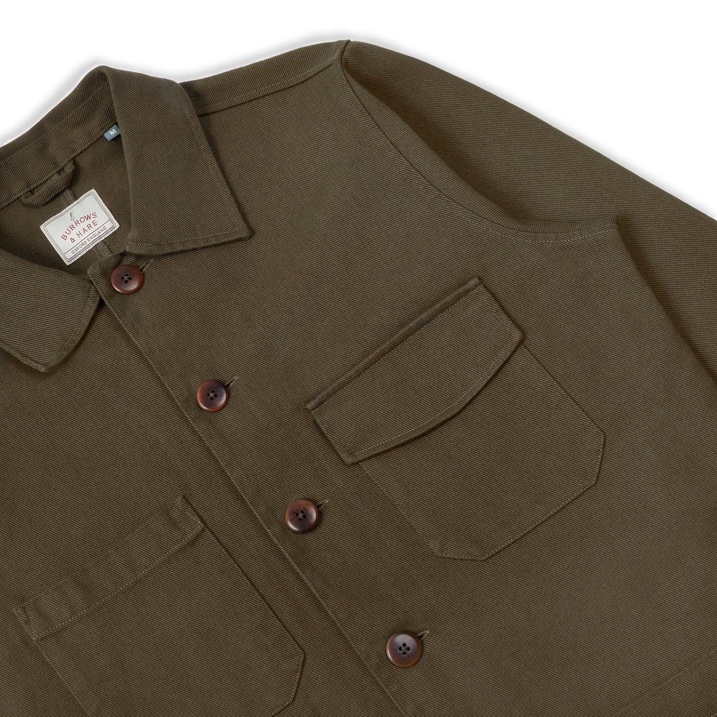 Cotton Jericho Jacket - Green Twill