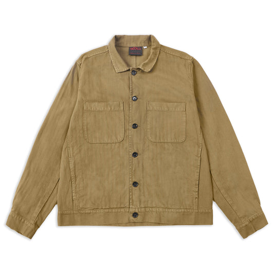 Cotton Bomber Jacket - Olive