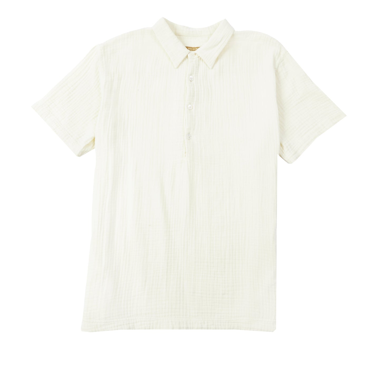 Pop Over Short Sleeve Morton Shirt - Cream