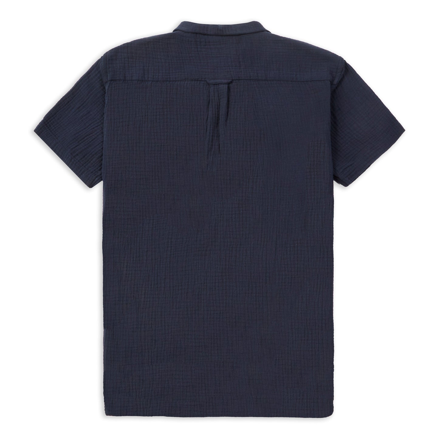 Pop Over Short Sleeve Morton Shirt  - Navy