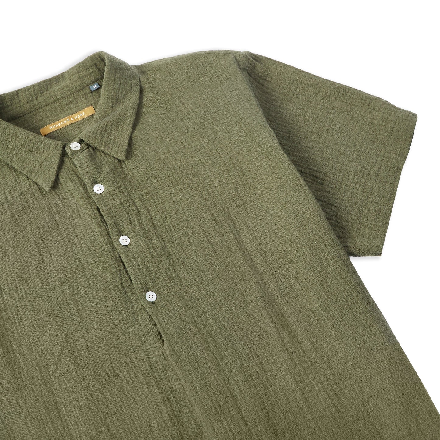 Pop Over Short Sleeve Morton Shirt - Green