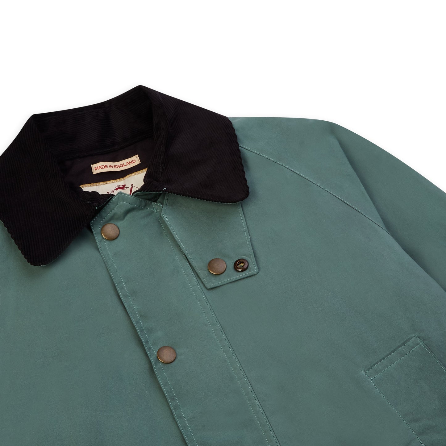 Burrows & Hare Trinity Wax Jacket - Duck Egg