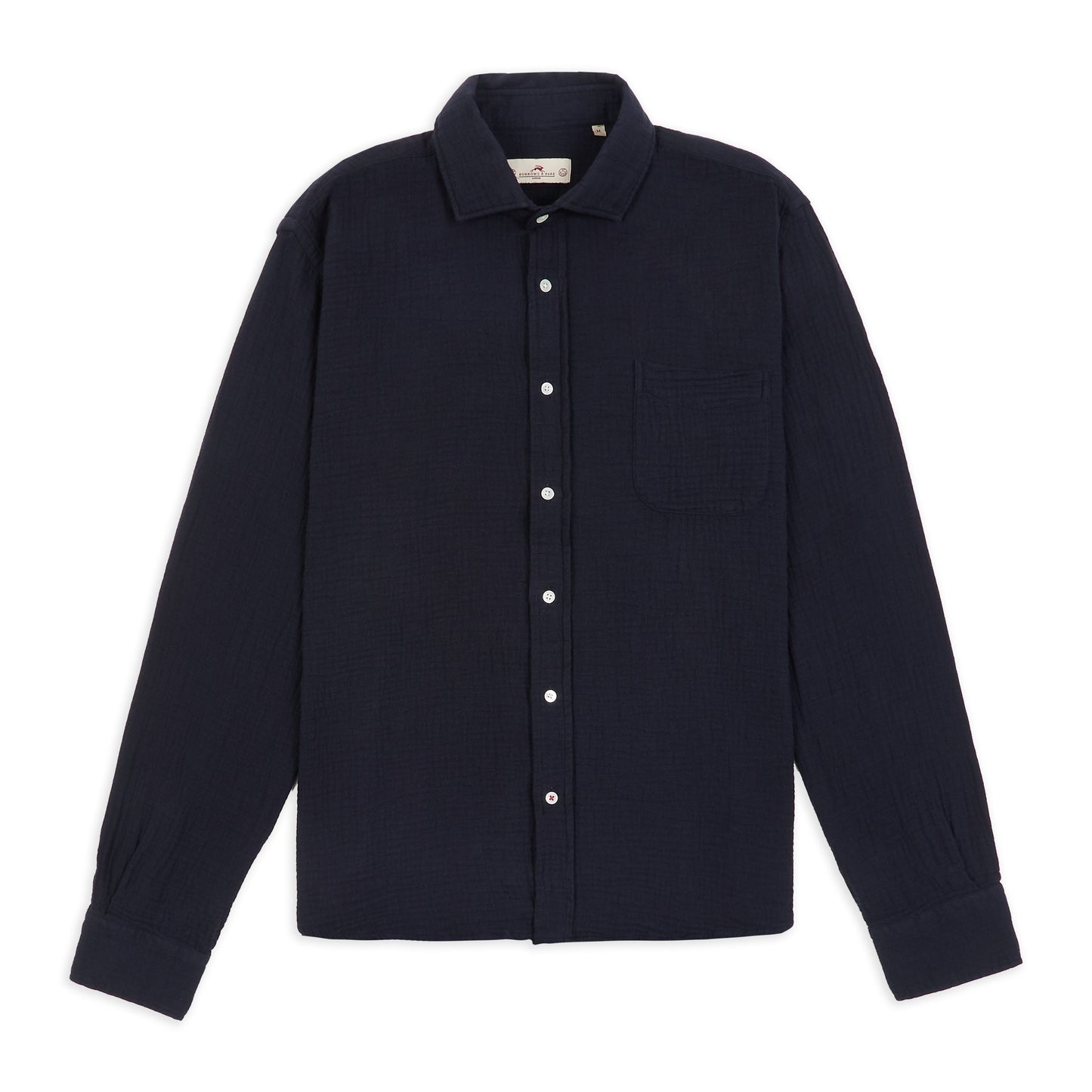 Burrows & Hare Cheesecloth Shirt - Navy