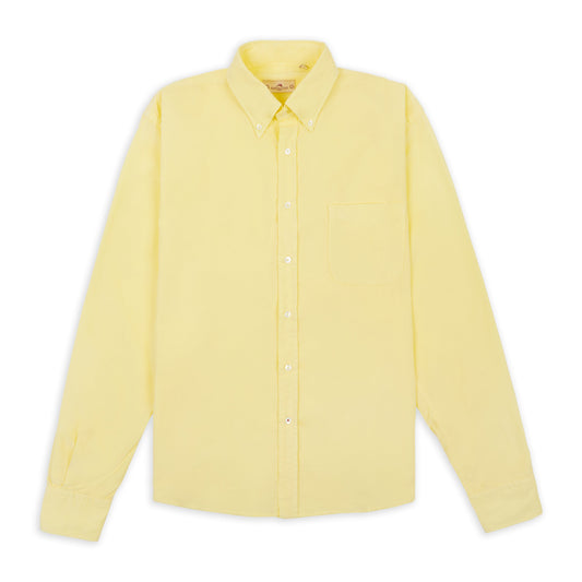 Button Down Baby Cord Shirt - Yellow