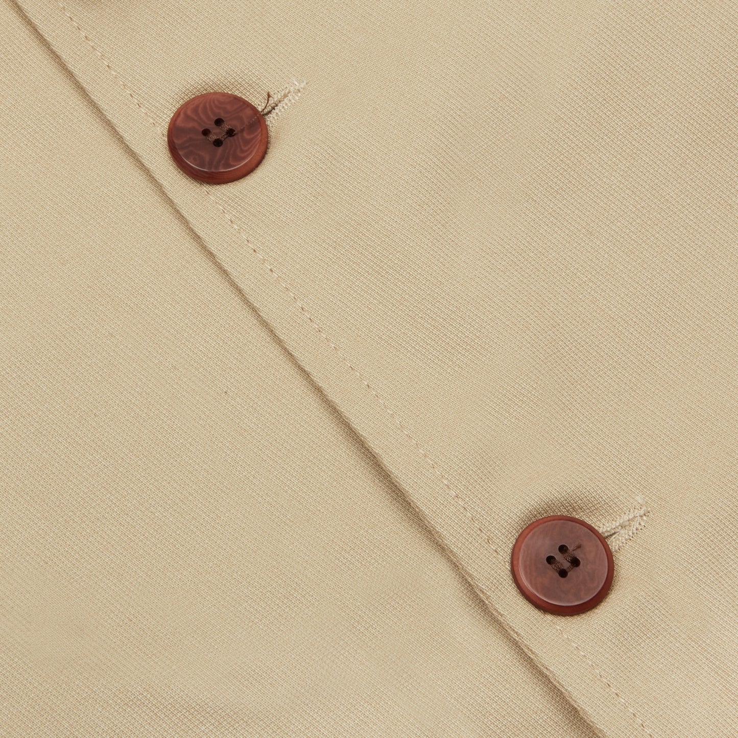 Burrows & Hare Twill Shawl Collar Jacket - Beige