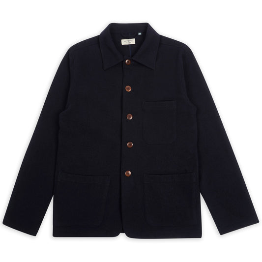 Cashmere & Wool Iffley Jacket - Navy