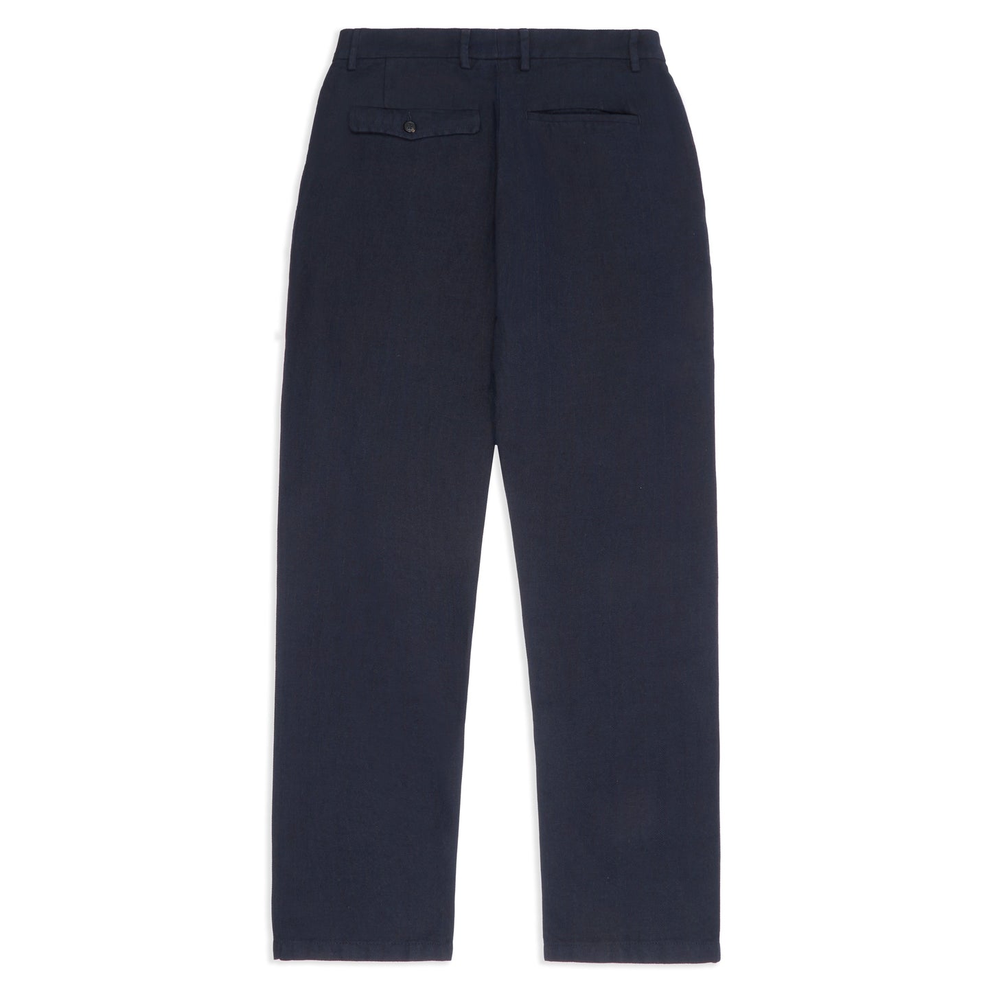 Alvise Trouser - Hemp Herringbone Navy