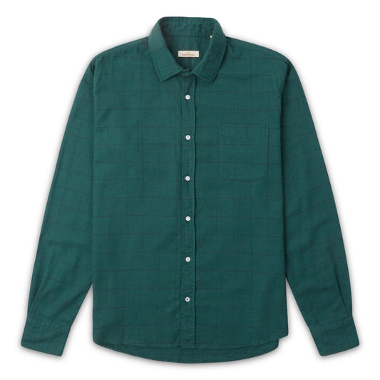 Burrows & Hare Large Check Shirt - Green