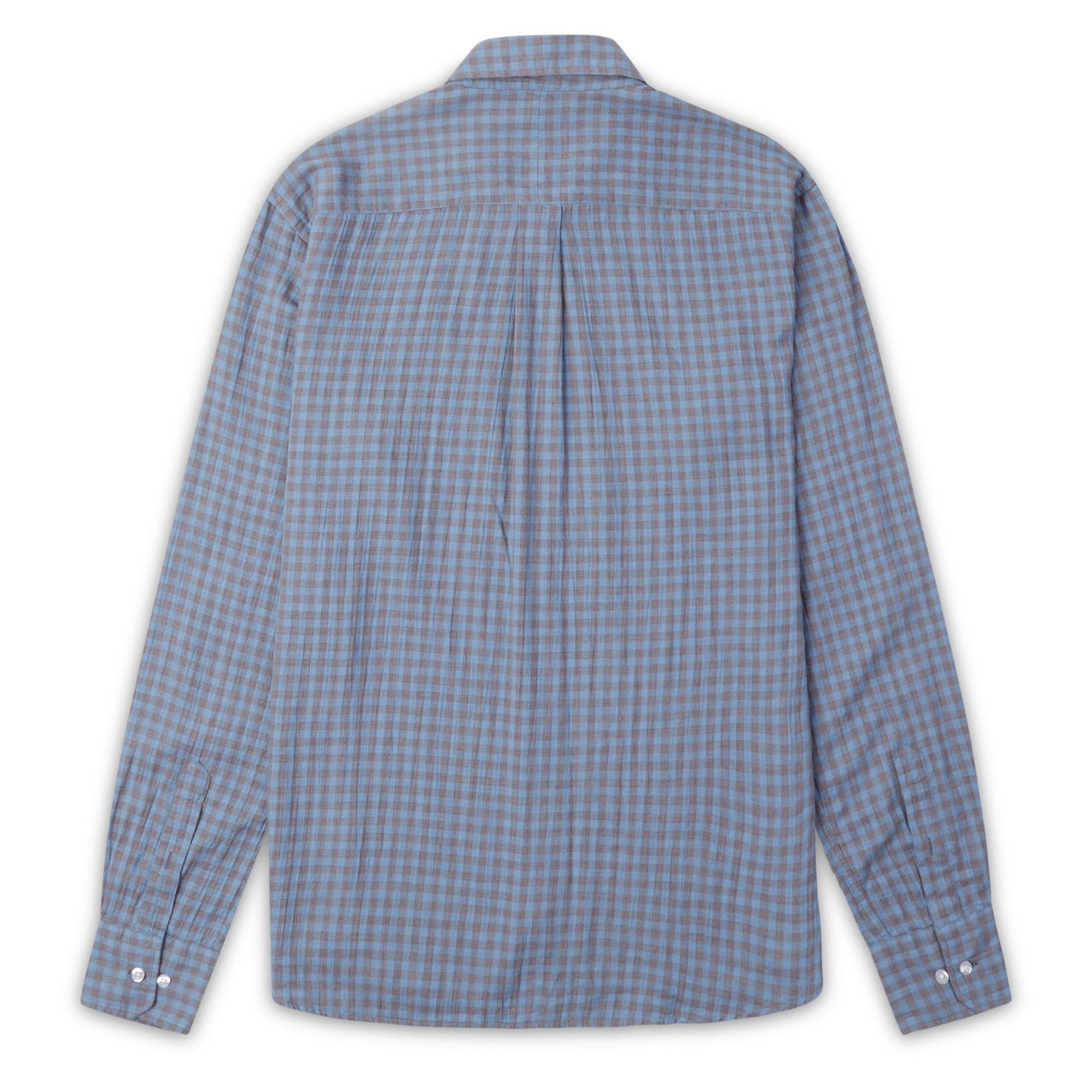 Burrows & Hare Gingham Shirt - Blue