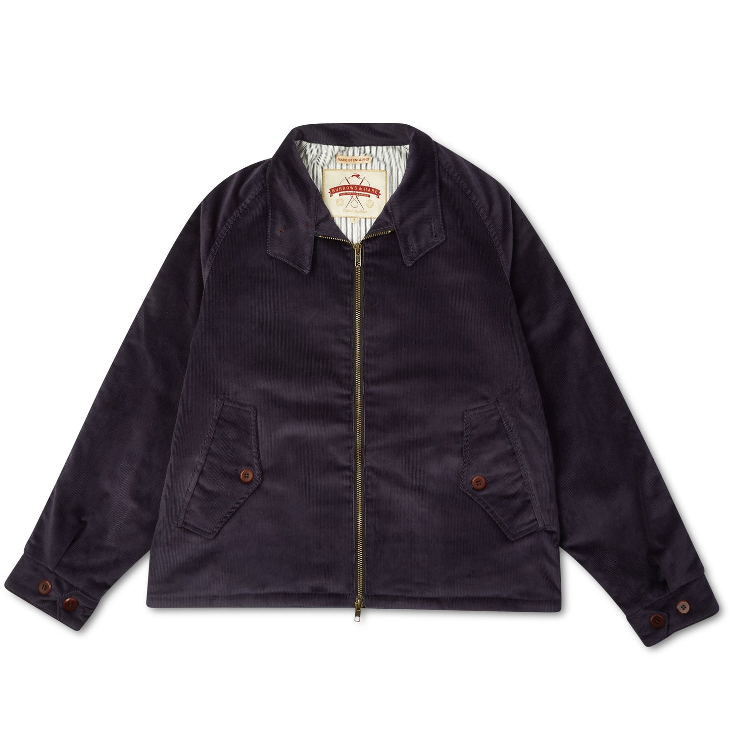 Burrows & Hare Harrington Jacket - Navy