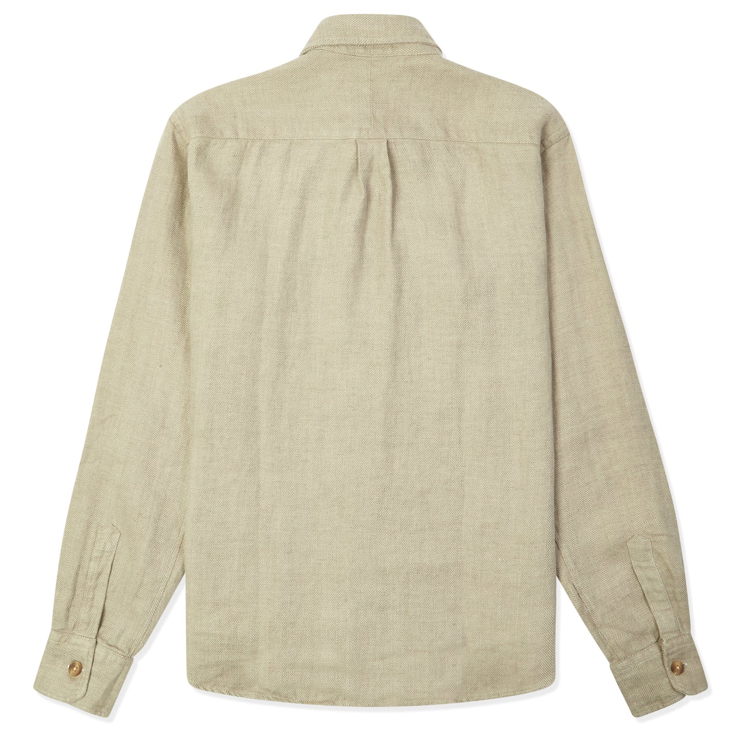 Burrows & Hare Linen Herringbone Overshirt