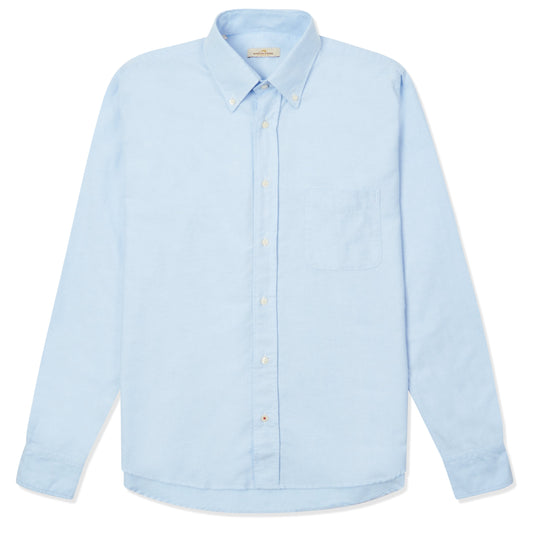 Burrows & Hare Flannel Button-down Shirt - Blue