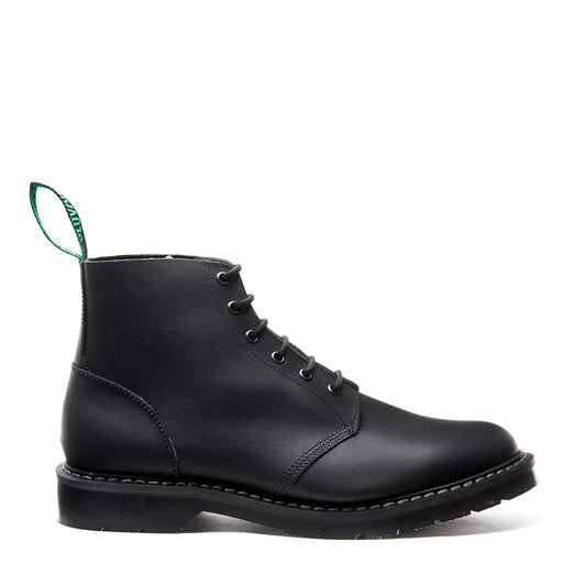 6 Eye Derby Boot - Black Greasy