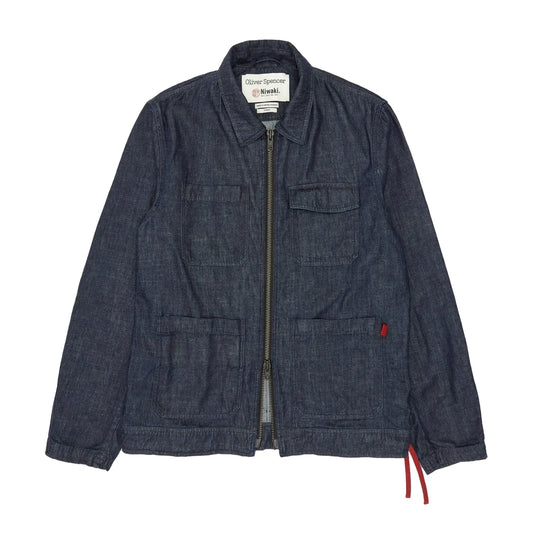 Hortus Gardening Jacket Mullins Denim - Indigo Rinse