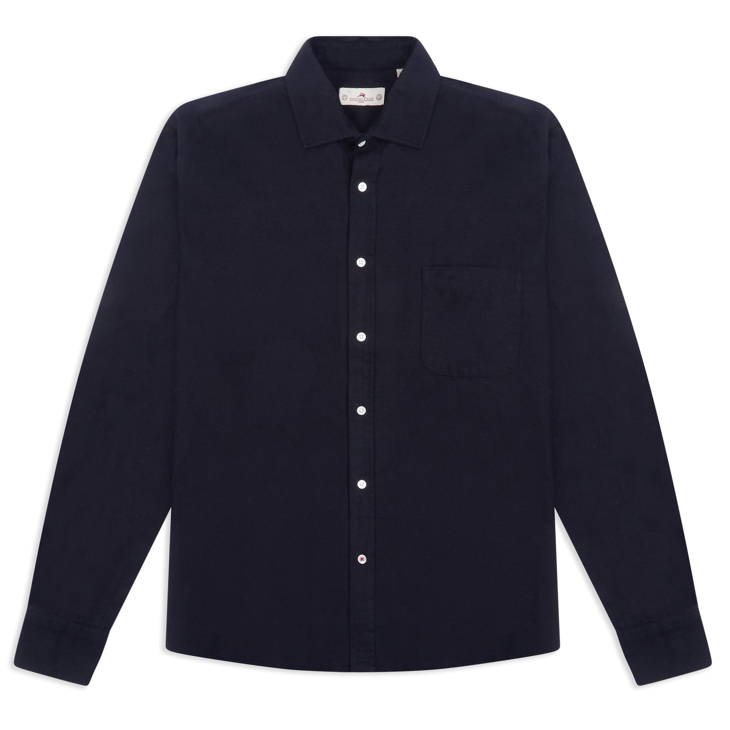 Burrows & Hare Flannel Shirt - Black