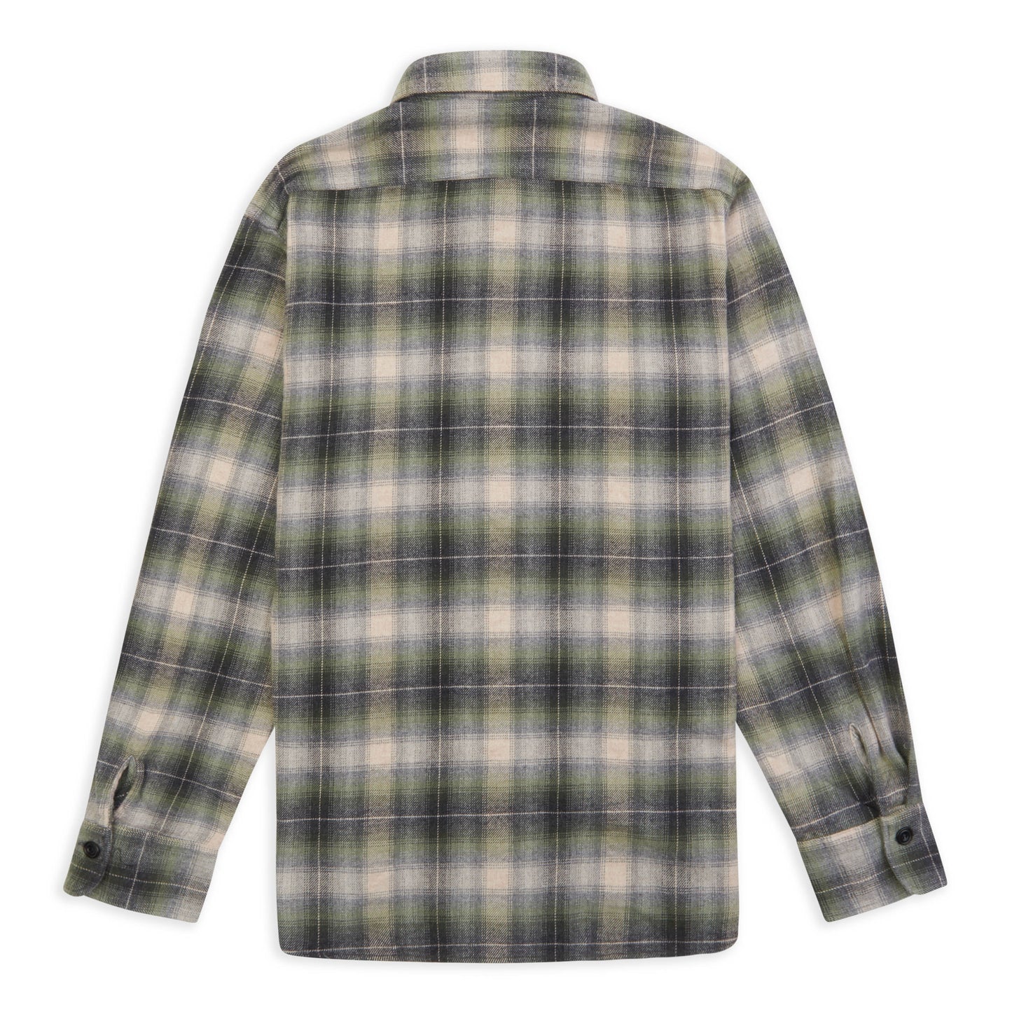 Hartford Percey Shirt - Grey & Green Check