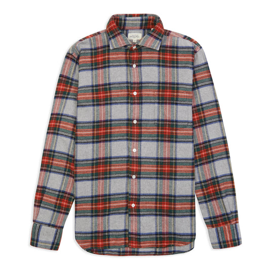 Hartford Paul Shirt - Grey Tartan